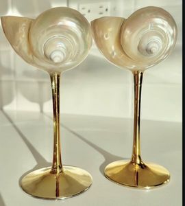 Copa de vino Seashell para cena romántica boda y fiesta - Product Image 3