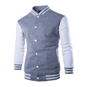 Printemps automne hommes pilote Bomber Couple Baseball veste université université couleur unie décontracté vêtements coréens - Product Image 5