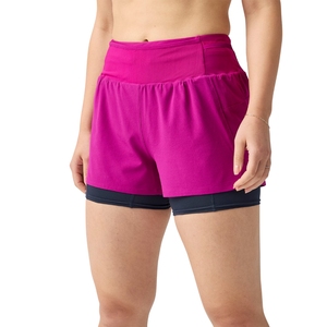 Shorts Deportivos para Mujer, Cintura Alta, Elásticos, Ligeros, Transpirables, de Secado Rápido, Ajuste Cómodo, para Gimnasio, Correr, Fitness - Product Image 1