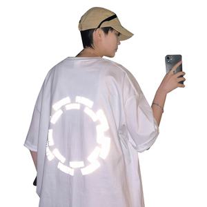 Camisetas de Jersey de calidad superior Unisex personalizadas, diseño de verano transpirable, estampado en caliente reflectante colorido para hombres de talla grande, nuevo - Product Image 6