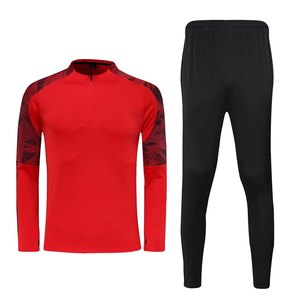 Vente en gros de survêtements en coton uni pour hommes, survêtement de sport personnalisé, ensemble deux pièces - Product Image 1