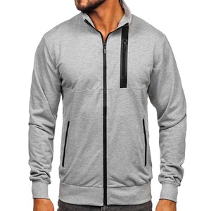 Logotipo personalizado de algodón polar bolsillo chaqueta hombres mujeres 1/4 chaquetas con cremallera - Product Image 5