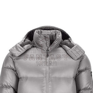 OEM Wholesale Custom Winter Warm Quilted Bubble Down <b>Padded</b> Puffer <b>Jackets</b> With <b>Hood</b> CE ISO Certified - Product Image 4