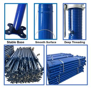 Puntello in acciaio industriale regolabile per costruzione CE cassaforma certificata impalcatura pesante puntellamento esterno OEM disponibile - Product Image 3