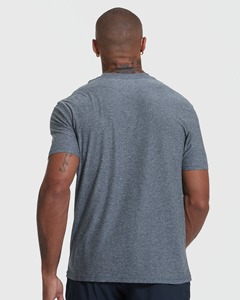 เสื้อยืดคอกลมแขนสั้นเข้ารูปสำหรับผู้ชายผ้าฝ้าย100% 210gsm ปรับแต่งได้ - Product Image 3