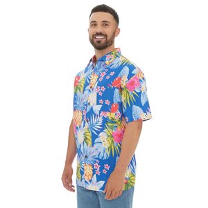 Chemises décontractées pour hommes en flanelle unie, style hip-hop, pour les vacances, séchage rapide, respirantes, écologiques, légères, fabriquées au Pakistan - Product Image 3
