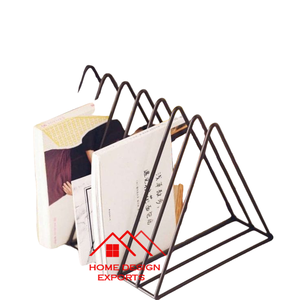 Spiral <b>Magazine</b> Holder With Different Compartments Iron Stand Latest Design Iron <b>Magazine</b> Stand for Desk & Table Top Decor - Product Image 5