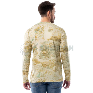 Camisa de pesca ecológica hecha de material reciclado con protección solar y características de absorción de humedad para pescadores conscientes - Product Image 2