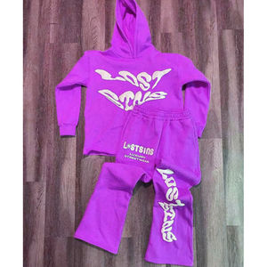 ชุดวอร์มผู้ชายแบบรูดซิปผ้าคอตตอน100% ลายพระอาทิตย์ซีดจางสไตล์วินเทจปรับแต่งได้ - Product Image 6