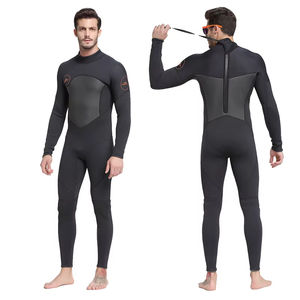 Traje de buceo de cuerpo completo de neopreno de 2mm para hombre con cremallera trasera Traje de neopreno de manga larga impermeable duradero para esnórquel y surf - Product Image 2
