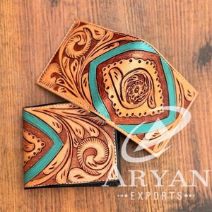 Cartera de cuero mecanizada a mano, nueva tendencia, cremallera larga para hombre, cartera multiusos, gran oferta, soporte para efectivo de Color tostado a la moda, regalo para él - Product Image 1