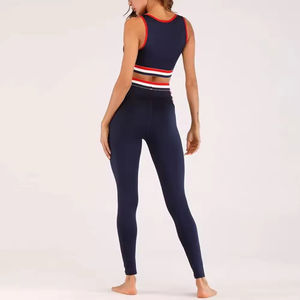 Vêtements de fitness et d'entraînement, ensemble de yoga pour femmes, longueur standard, tendance, dernière arrivée, léger, ensemble 2 pièces pour femmes, vêtements de yoga - Product Image 5