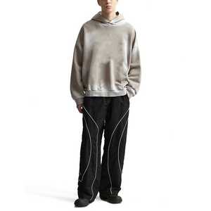 เสื้อฮู้ดของผู้ชายผ้าคอตตอนสำหรับฤดูหนาว100% สีสดใสรุ่นวินเทจ - Product Image 6