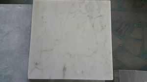 Marbre blanc sucré poli 20x20cm, petits échantillons, dalles modernes faciles à poser pour allées, fabriquées en Turquie, décorations de sol de jardin - Product Image 2