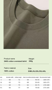 T-shirts en coton épais à manches courtes et à col ras du cou t-shirts en vente de gros pour hommes - Product Image 6