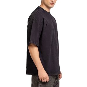 เสื้อยืดคอกลมทรงหลวม ผ้าไหม/ผ้าฝ้าย ซักง่าย ดีไซน์ไหล่ตก น้ำหนักเบา เหมาะสำหรับฤดูร้อน แขนสั้น สีพื้น แห้งเร็ว - Product Image 4