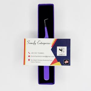 Pinzas de Volumen para Pestañas Somofy Enterprises de Acero Inoxidable de 90 Grados, con Punta Delgada Serrada para Aislamiento, las Más Valoradas - Product Image 2