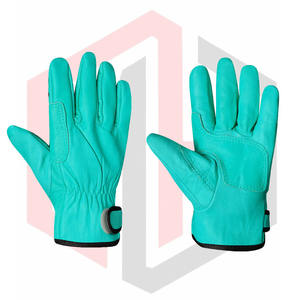 Guantes de trabajo de cuero transpirables resistentes al desgarro para mecánicos y soldadores sin silicona y sin polvo - Product Image 1