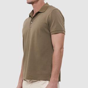 Polo de punto de alta calidad para hombre, camisa con cuello, diseño personalizado, cómodo, 100% de algodón, de BD - Product Image 3