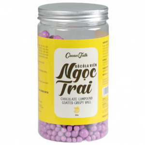 Vente en gros de boules de chocolat aux myrtilles HALAL croustillantes 400G 4KG snacks au cacao boulangerie de haute qualité bon excellent prix OEM personnalisable - Product Image 1