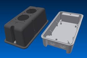 Boîtier haute performance PS-14H12 pour deux prises SCHUKO - Product Image 2