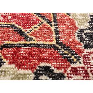 Tapis en laine noués à la main de style persan moderne Erbe, rouge-orange, carré, oriental, en jute, pour chambre, bureau, salon - GS-1519 - Product Image 3