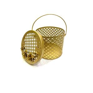 ชามเสิร์ฟผลไม้ทองเหลืองคุณภาพอุตสาหกรรม งานฝีมือออกแบบสวยงาม สินค้าขายดี ชามผลไม้ทองเหลือง - Product Image 1