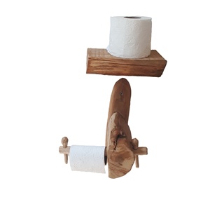 Meilleur design moderne en bois salle de bain armoire de rangement organisateur de papier toilette rouleau porte-serviettes support pour usage domestique - Product Image 1