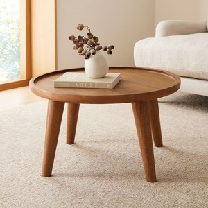 Large Rectangular Wooden Coffee <b>Table</b> With Storage <b>Shelf</b> Perfect For Living Room Furniture And Stylish Home Decoration - Product Image 2