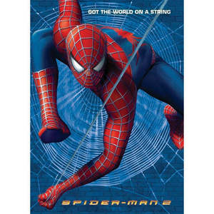 Carte postale moderne Spider-Man 2 en papier pour décoration murale - Product Image 1