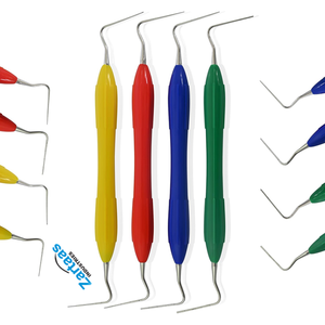 Juego de 4 enchufadores portadores de calor dental Endodoncia de doble cara esparcidores de Instrumentos dentales y paquete de enchufes - Product Image 4