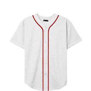 Maillot de baseball/softball respirant, séchage rapide, antibactérien, 100 % polyester, haute qualité, grandes tailles, logo personnalisé imprimé - Product Image 4