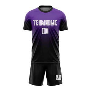 Maillots de football personnalisés respirants à manches courtes de haute qualité pour adultes – Vêtements de sport disponibles en plusieurs couleurs - Product Image 5