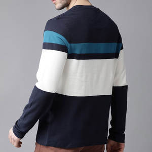 Camisa Casual de Manga Larga de Algodón con Cuello Redondo, Impresión de Logotipo Personalizado, OEM, Venta al por Mayor, Suave, Transpirable, Cómoda para Uso Diario - Product Image 6