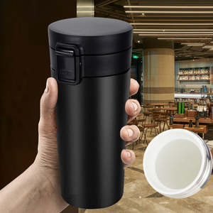 Mug à café isotherme en acier inoxydable de 300 ml, design classique, gobelet de voyage pour le vin ou les boissons, capacité de 500 ml - Product Image 3