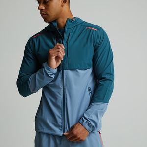 Chaqueta Cortavientos Personalizada, Transpirable, Ligera, de Lona Vintage para Hombre, con Cuello Alto y Capucha Ajustable para Deportes al Aire Libre - Product Image 3