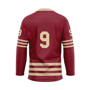 Jersey de Hockey sobre Hielo Personalizado para Equipo, Tela de Alta Calidad, Ecológica, Transpirable, Moda de Primera Calidad, Servicio OEM al por Mayor para Adultos - Product Image 2