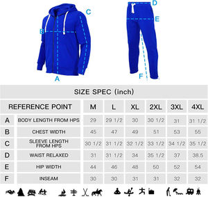 Venta al por mayor de personalizado de los hombres de cremallera completa transpirable Jogging Chándal Venta caliente de manga larga ropa deportiva al aire libre de entrenamiento Jogger Set - Product Image 6