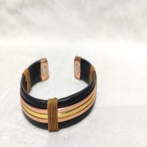 Bracelet en cuir PU unisexe Rudra Exports, nouveaux artisanats, multi-métaux, haute qualité, réglable, tendance, chrétien - Product Image 2