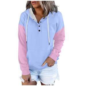 Fabricant sur mesure de sweats à capuche pour femmes, sweat-shirt à épaules tombantes, impression à la demande, sweats à capuche surdimensionnés pour femmes - Product Image 4