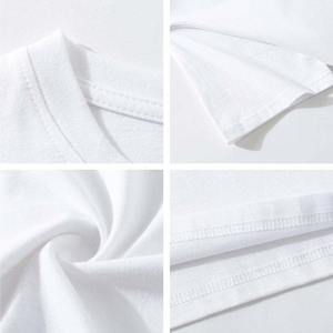 Camiseta Boxy Fit de alta calidad para hombre, ropa de calle personalizada de gran tamaño, peso pesado, 220 gramos, 100% algodón, Leopardo de pantalla de seda Regular - Product Image 4