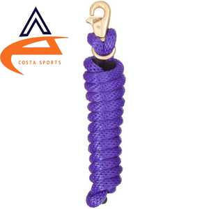 Corde rouge cheval personnalisée CST corde à noyau de plomb dans toutes les couleurs matériau polypropylène disponible dans toutes les tailles produit équestre - Product Image 5