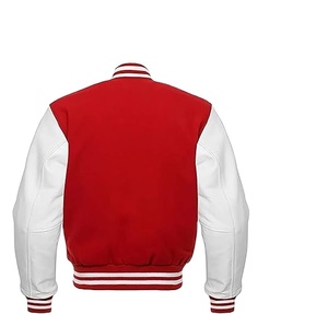 Nouvelle mode de veste universitaire en cuir de laine personnalisée avec manches longues chauffantes style décontracté prix d'usine Letterman Design - Product Image 3