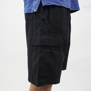 Wholesale Price Solid <b>Black</b> Cotton <b>Shorts</b> <b>Men</b> 2025 Summer <b>Men</b> <b>Short</b> Casual Streetwear Pocket Cargo <b>Shorts</b> - Product Image 3