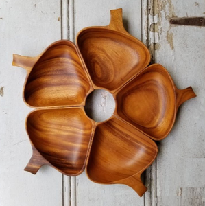 Plat de service de cuisine au style le plus récent, plateau en bois pour chips et trempette, décoration de maison de plage, style moderne du milieu du siècle, plateau de fête - Product Image 5