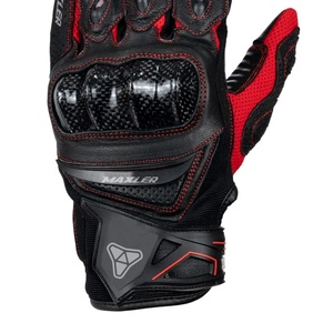 Gants de moto en cuir pour homme, à doigts entiers, légers et antidérapants pour le cyclisme, le motocross et les sports équestres (respirants) - Product Image 6