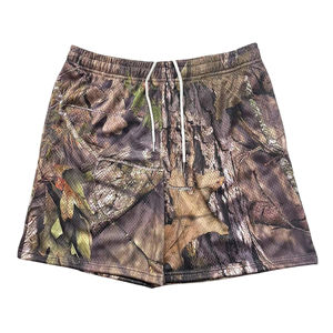 Shorts de Malla Casuales Unisex Personalizados al por Mayor para la Temporada 2026, hasta la Talla 6XL, Multicolores con Patrón Sólido, Cintura Media, Sublimación - Product Image 5