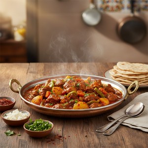 กระทะทองแดงสำหรับเตาแม่เหล็กไฟฟ้า วัสดุเหล็ก ไม่มีฝาปิด สำหรับทำอาหาร - Product Image 2