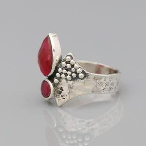 Exquis belle à la recherche de vente chaude Bague Designer Bali 925 Bague en argent sterling avec pierres précieuses Nouvelle collection - Product Image 3