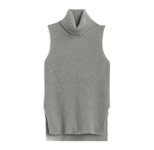 Top Deal Femmes Col Roulé Haut Sans Manches pour Rassemblement Formel et Décontracté Confortable Couleur Personnalisée et Design Fabriqué au Bangladesh - Product Image 1